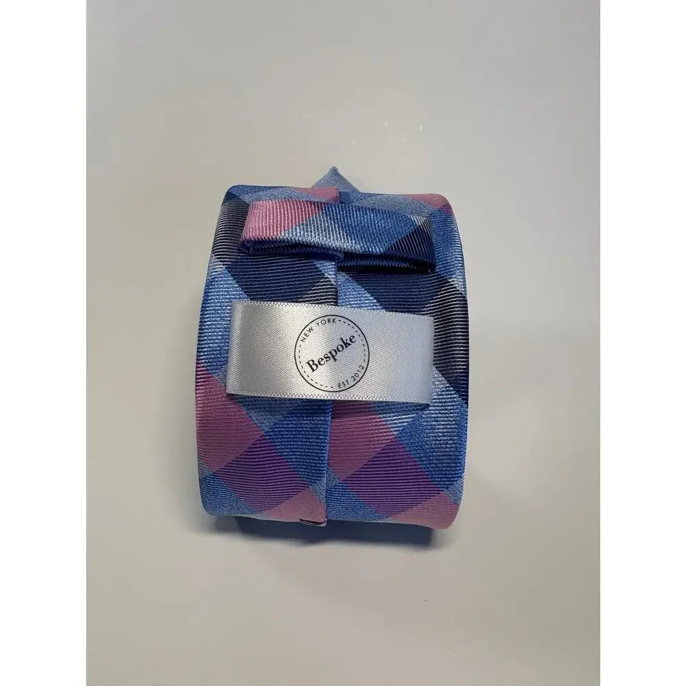 Bespoke Plaid and Checkered Necktie for Men